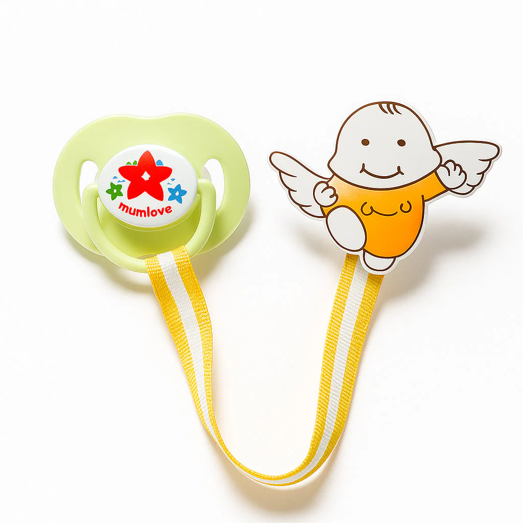 Baby Pacifier With Chain Sea Green - Sunshine
