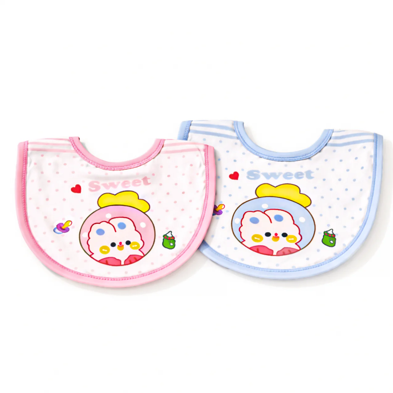 Baby Pack Of 2 Bib Set Sweet Blue - Sunshine