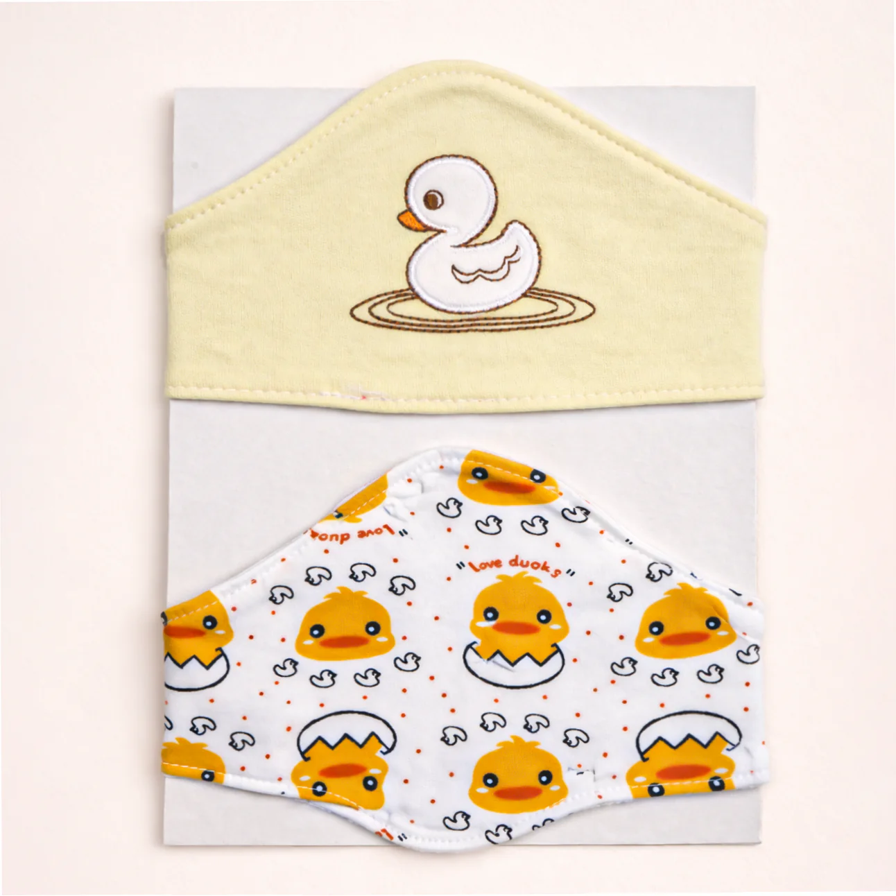 Baby Pack Of 2 Headband Set Duck Yellow - Topse