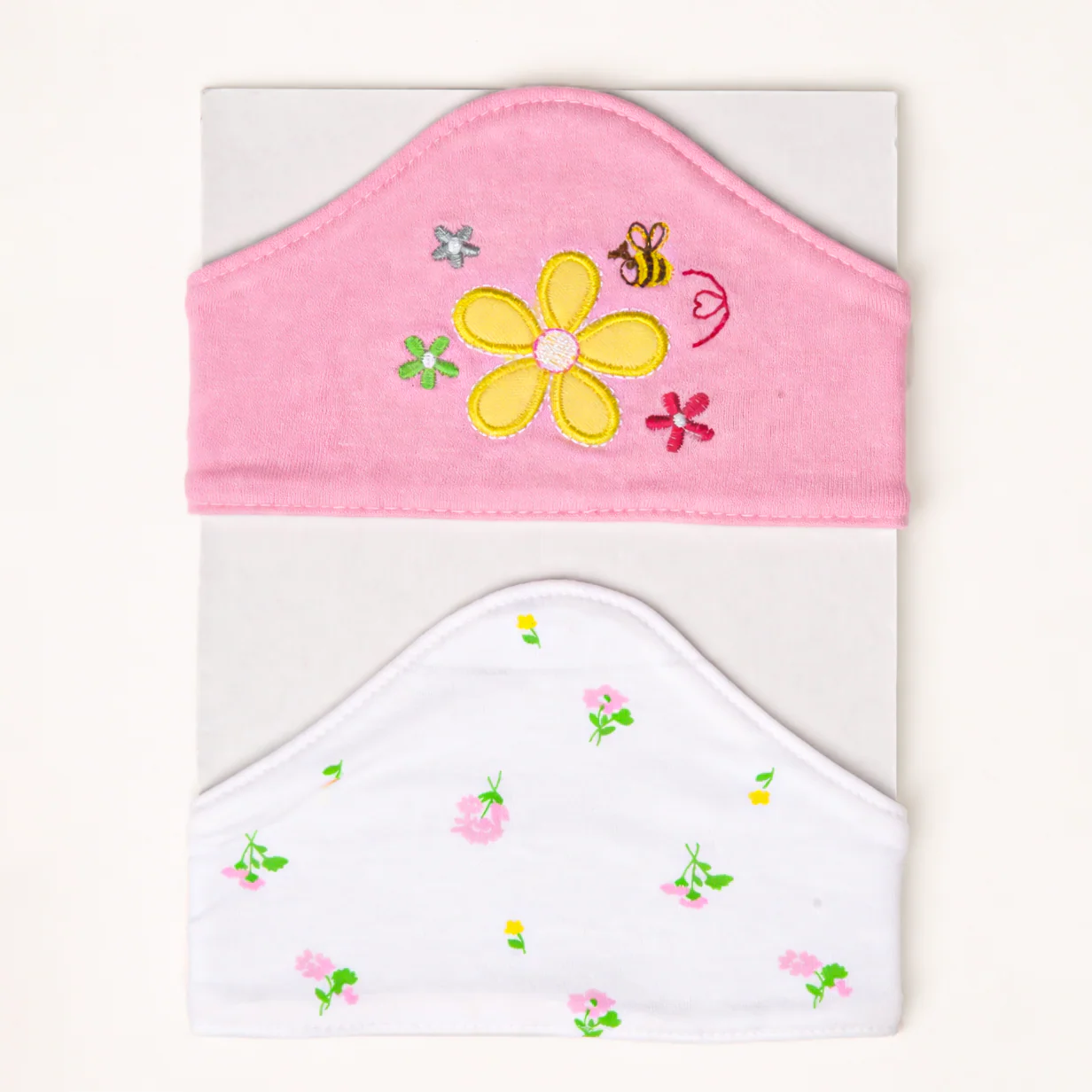 Baby Pack Of 2 Headband Set Flower Pink - Topse