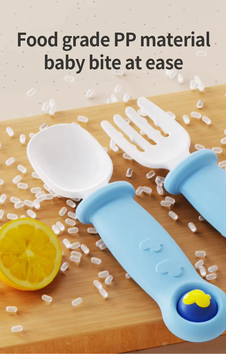 Baby Pack Of 2 Silicone Spoon Feeding Set Peach - Sunshine - Image 3