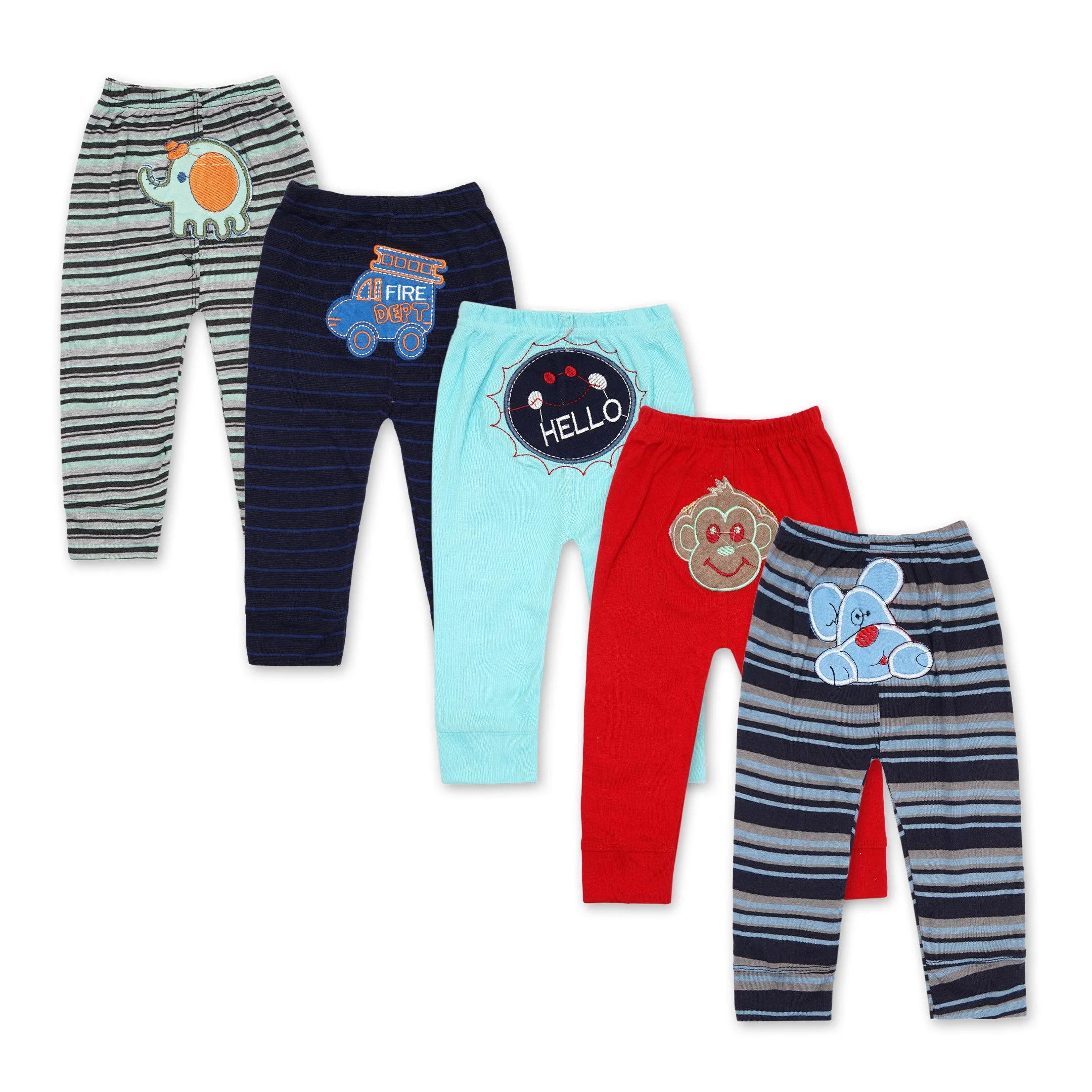 Baby Pack Of 5 Pajama Set Multicolor - Sunshine
