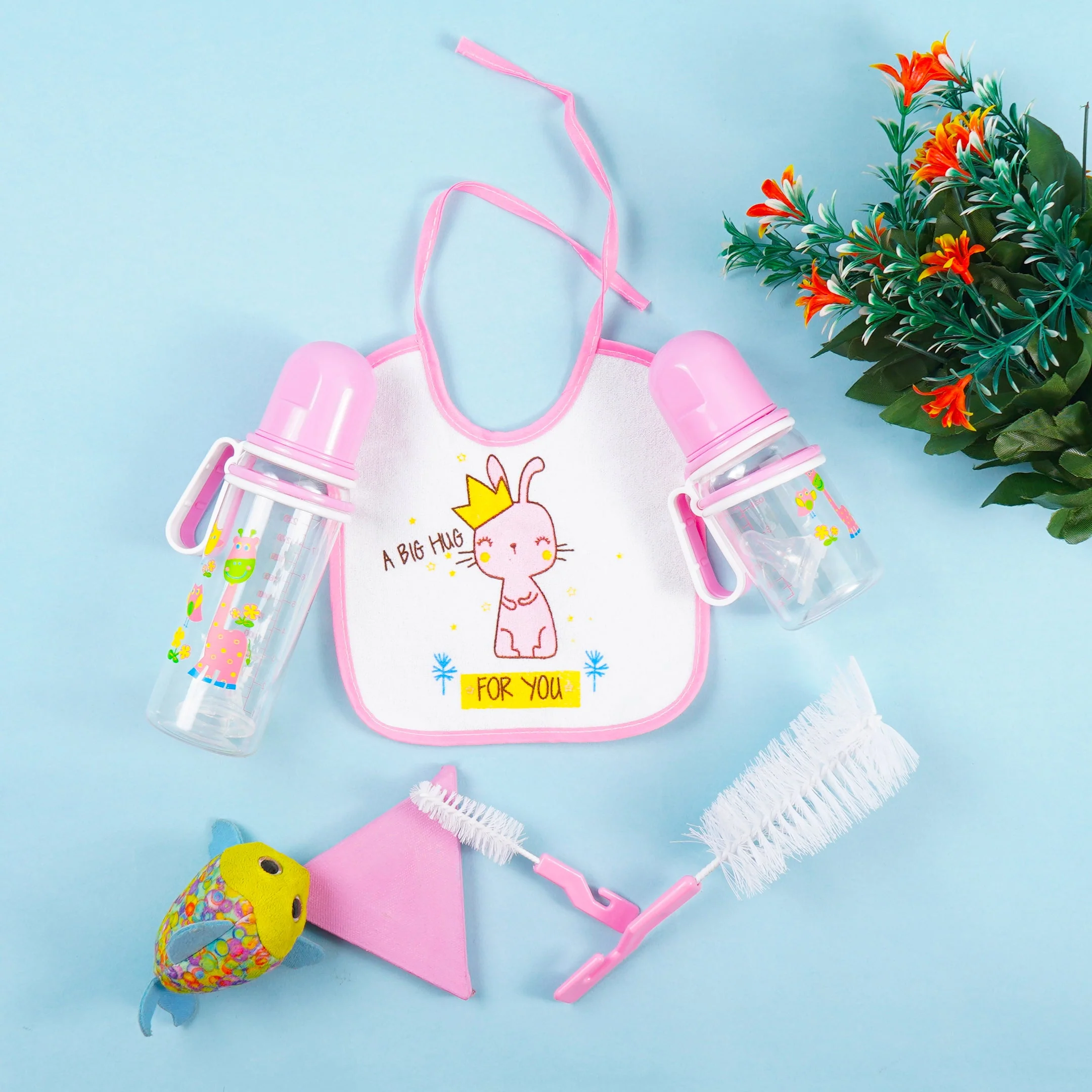 Baby Pack Of 5 Starter Set Pink - Sunshine
