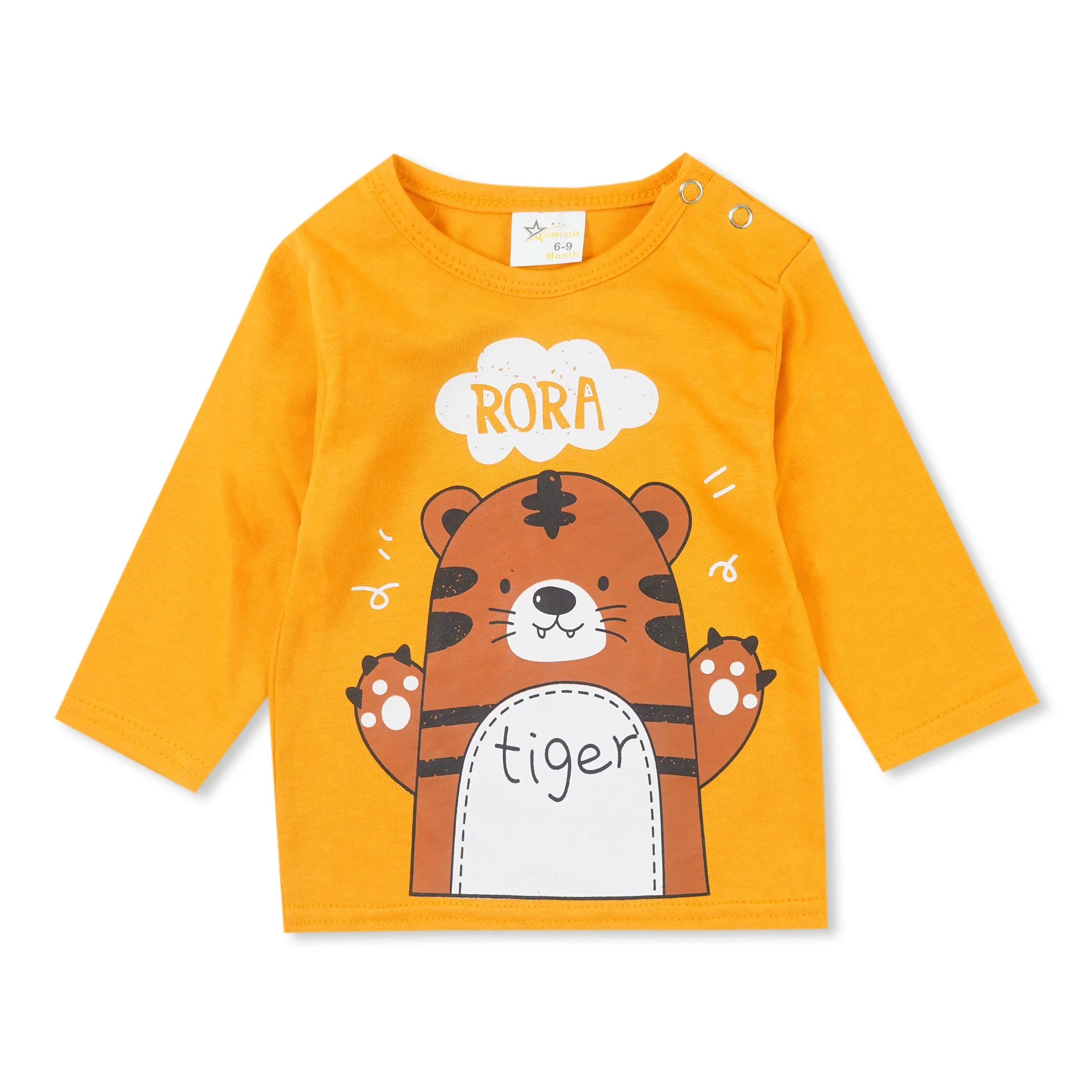 Baby Pajama Set Tiger Mustard - Sunshine - Image 8