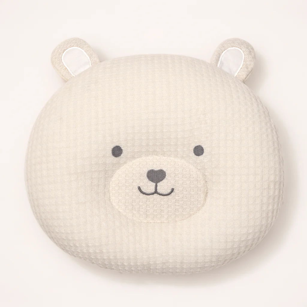 Baby Pillow Bear Off White - Topse
