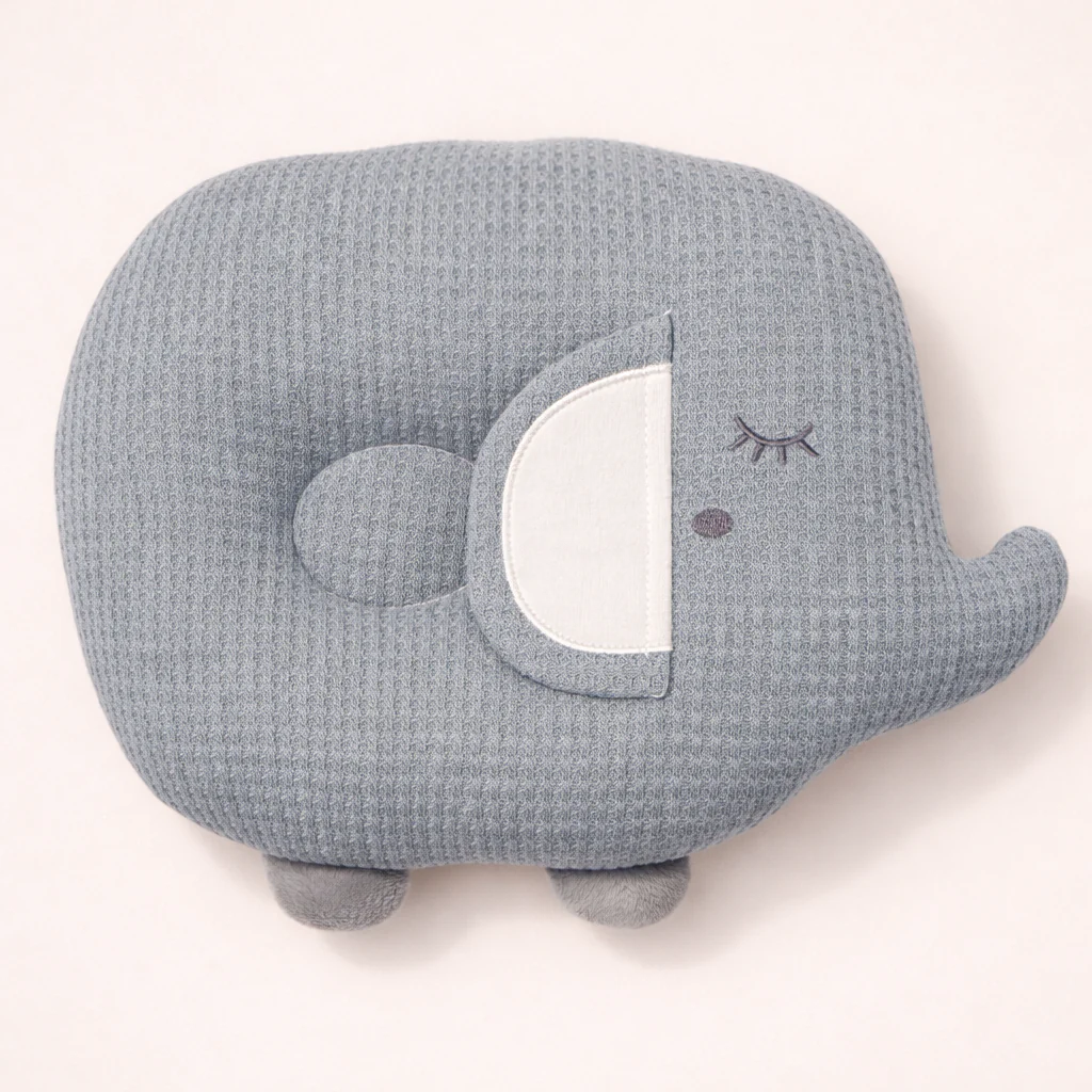 Baby Pillow Elephant Dark Grey - Topse