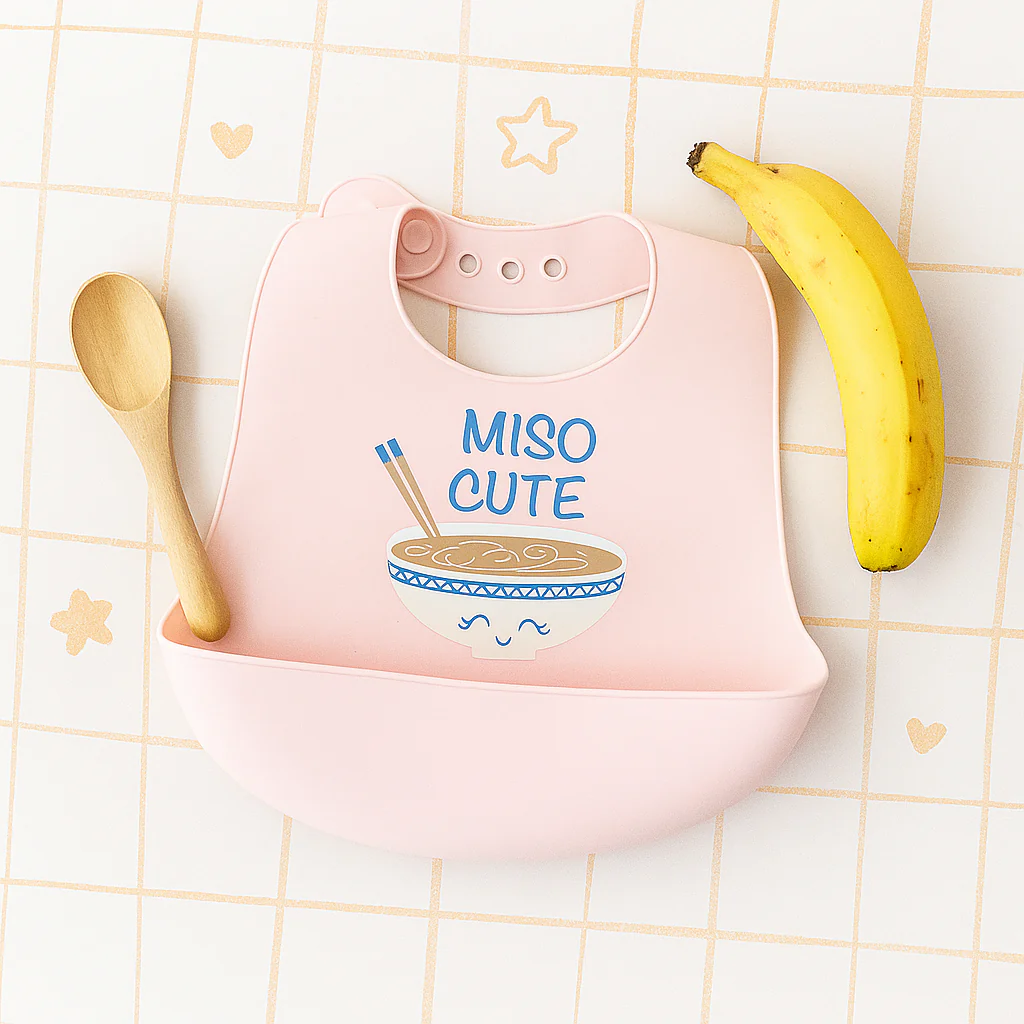 Baby Plastic Bib With Pocket Light Pink - Sunshine