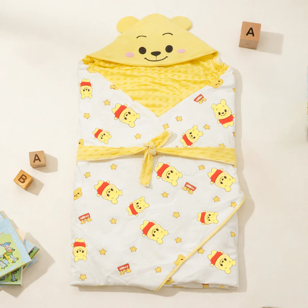 Baby Poppy Seed Warm Swaddle Toy Story White - Sunshine