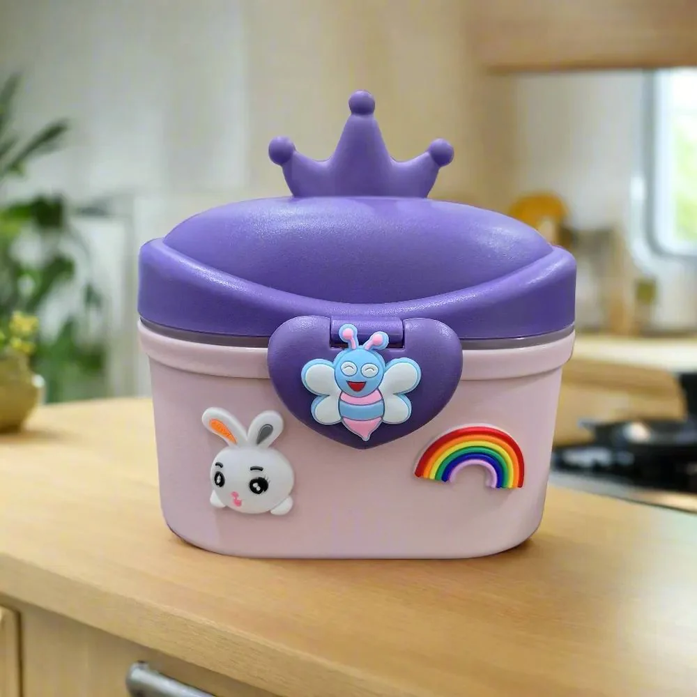 Baby Portable Milk Container Multi Character Peach Fi - Sunshine - Image 3