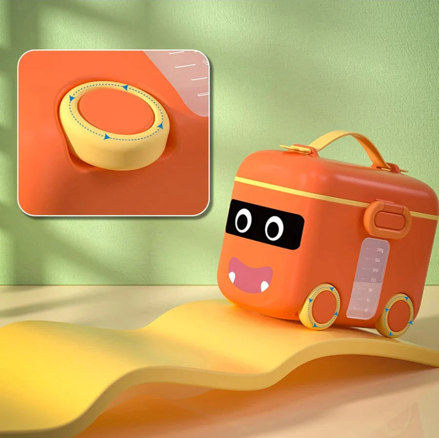 Baby Portable Milk Container School Bus Orange Fi - Sunshine - Image 4