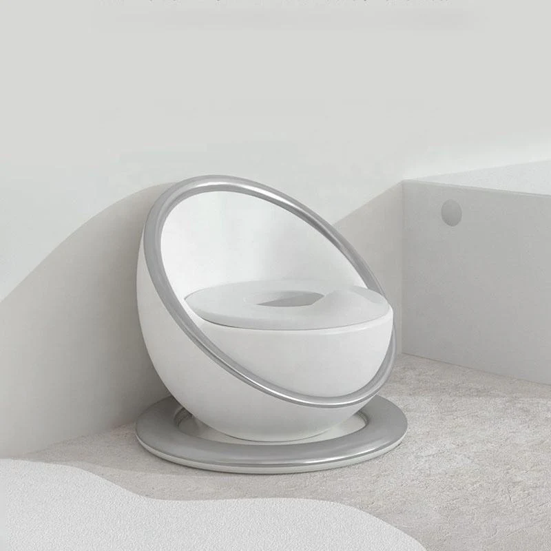 Baby Potty Trainer Grey & White - Sunshine
