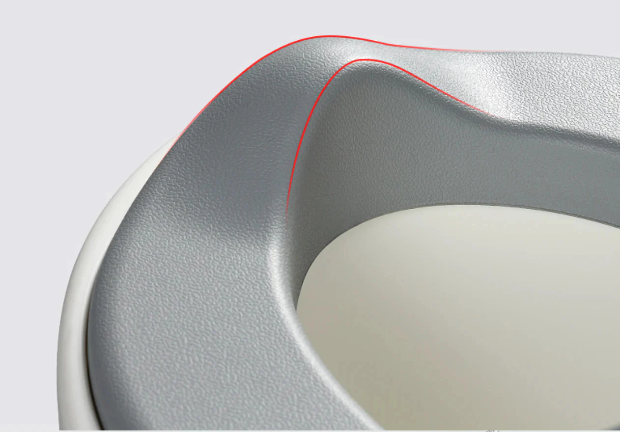 Baby Potty Trainer Grey & White - Sunshine - Image 4