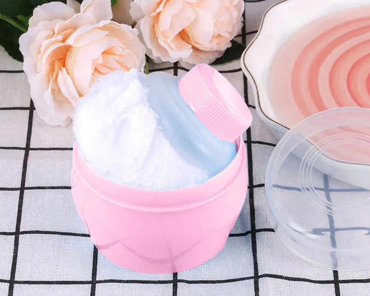 Baby Powder Puff Case Pink - Sunshine
