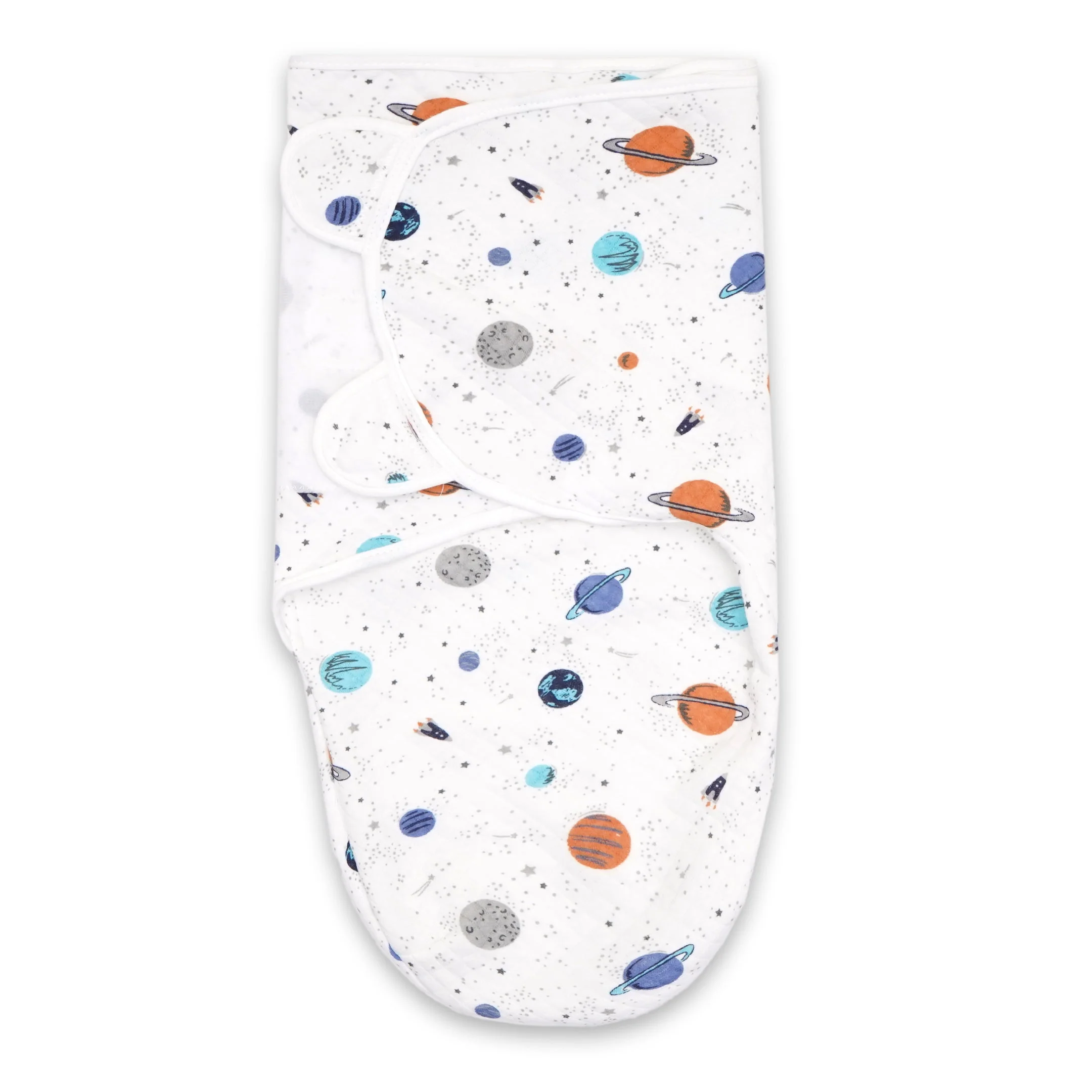 Baby Quilted Swaddle Galaxy White - Sunshine