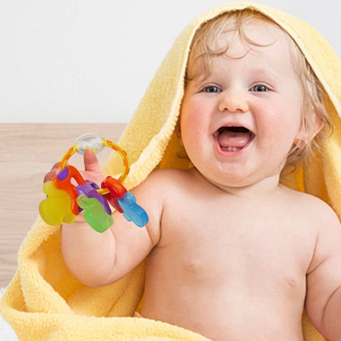 Baby Rattle Teether Multicolor - Sunshine - Image 2