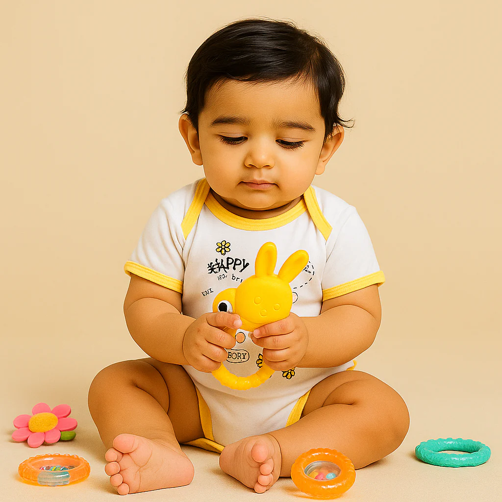 Baby Romper Bee Yellow - Sunshine - Image 3