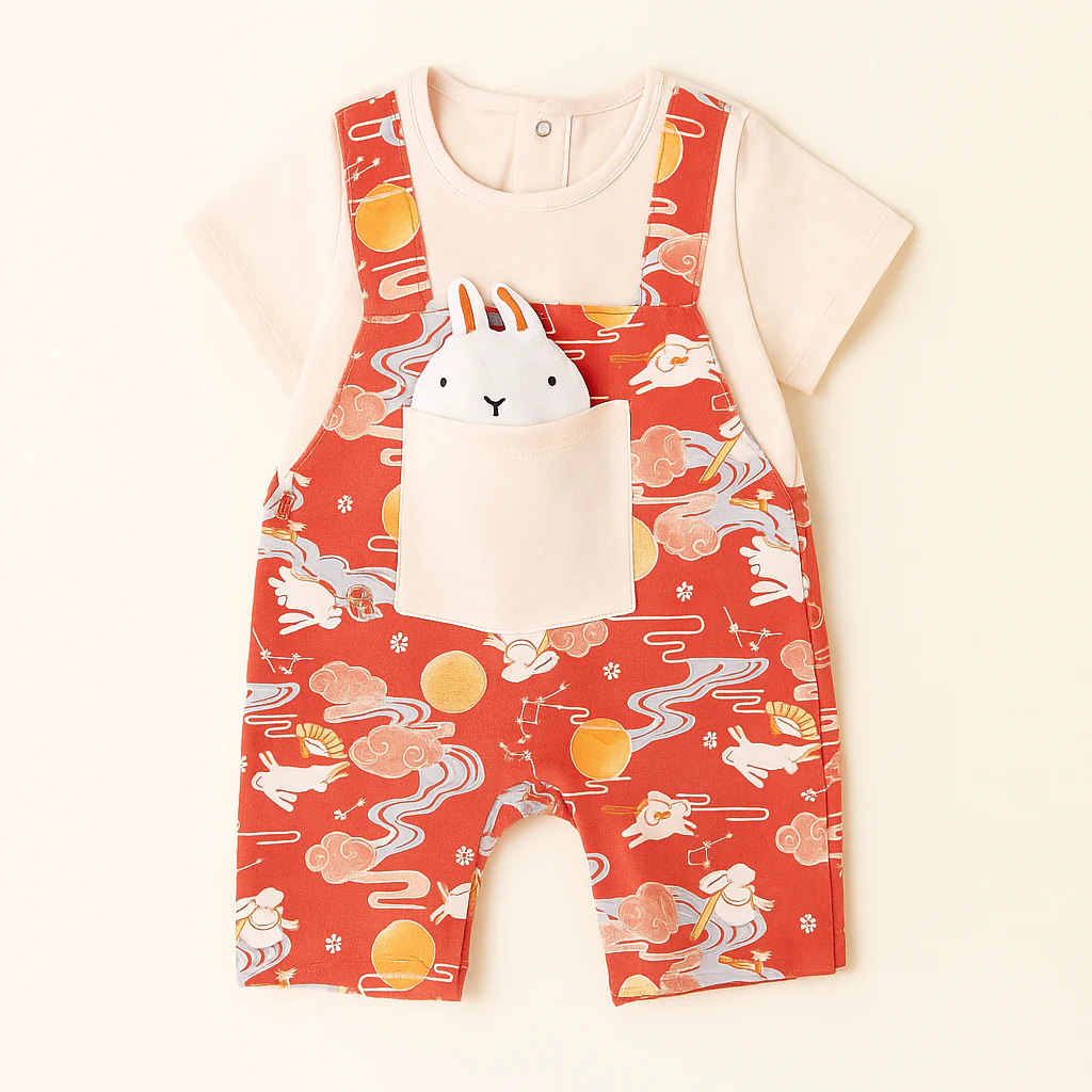 Baby Romper Bunny Pink - Sunshine