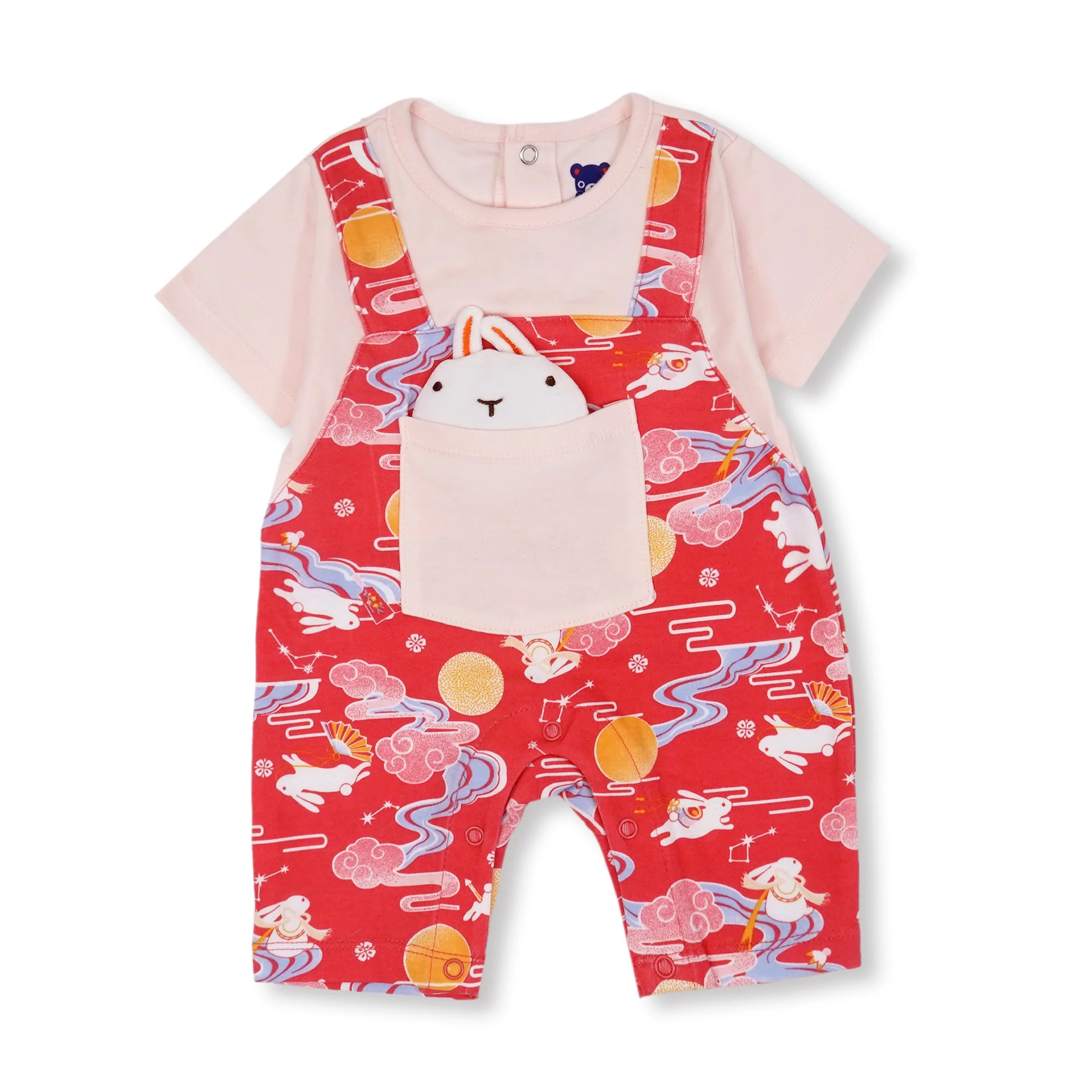 Baby Romper Bunny Pink - Sunshine - Image 3