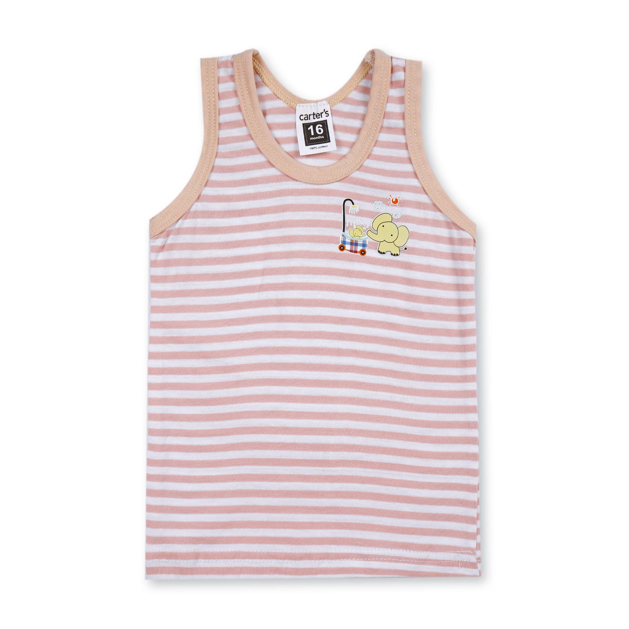Baby Sandos Pack Of 2 Stripes Beige - Sunshine - Image 3