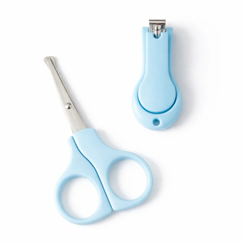 Baby Scissor & Nail Cutter Set Blue - Sunshine
