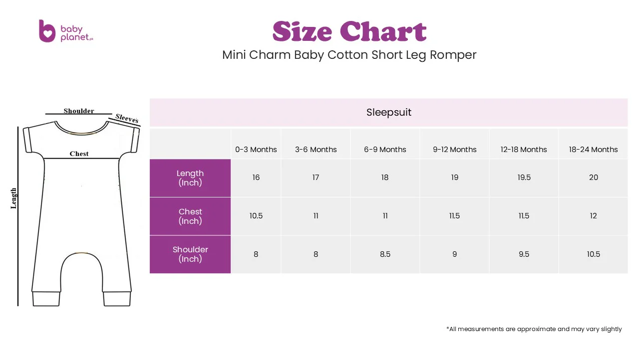 Baby Short-Body Printed Cotton Romper Lion White WC - Mini Charm - Image 4