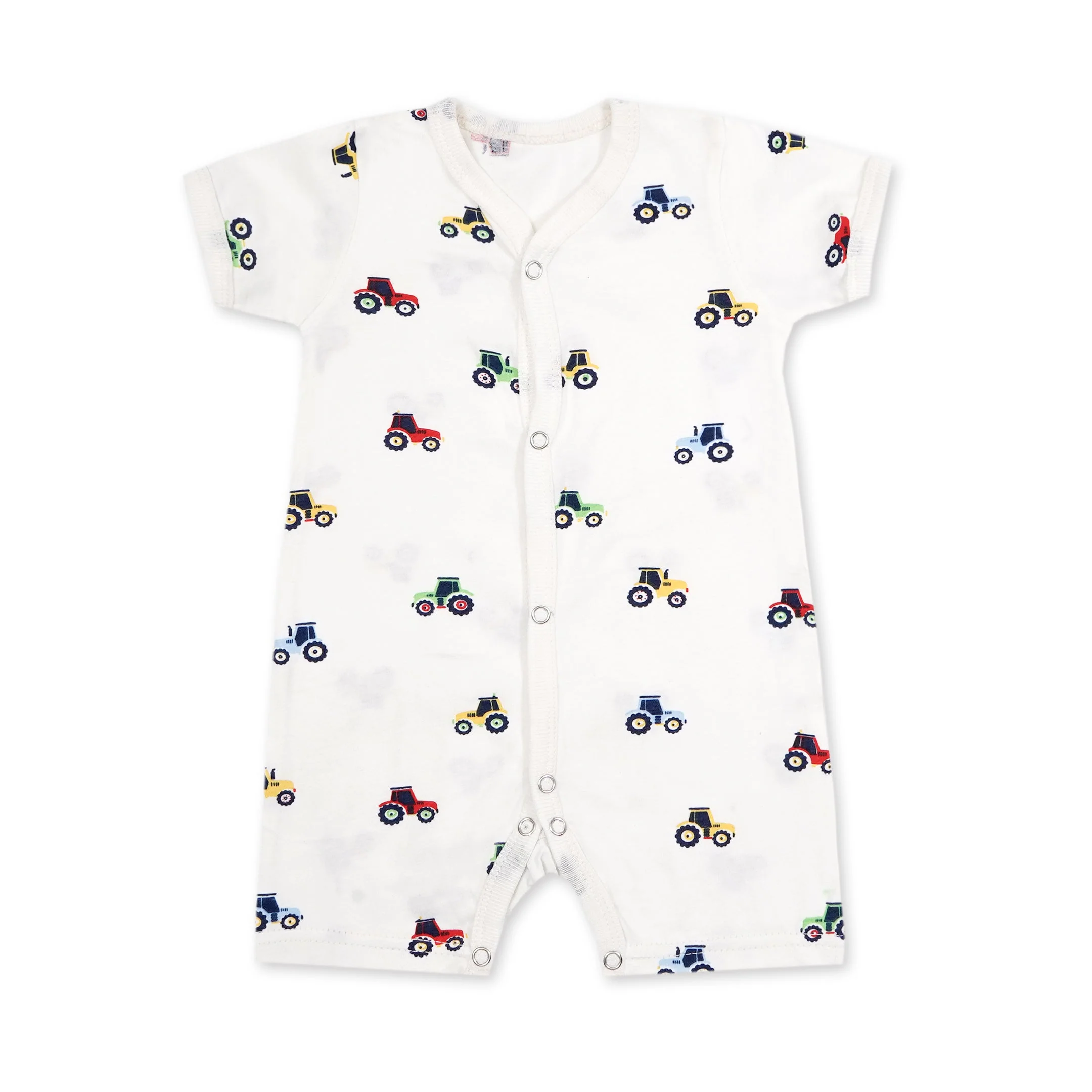 Baby Short-Leg Romper Pack Of 3 Bear Blue - Sunshine - Image 6