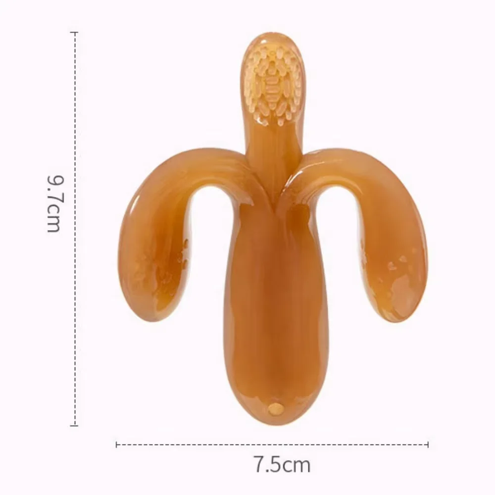 Baby Silicon Banana Teether Orange - Sunshine - Image 5
