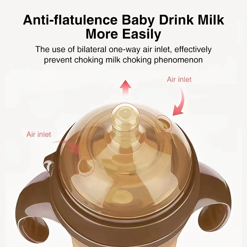 Baby Silicon Feeding Bottle Brown 150Ml - Sunshine - Image 5
