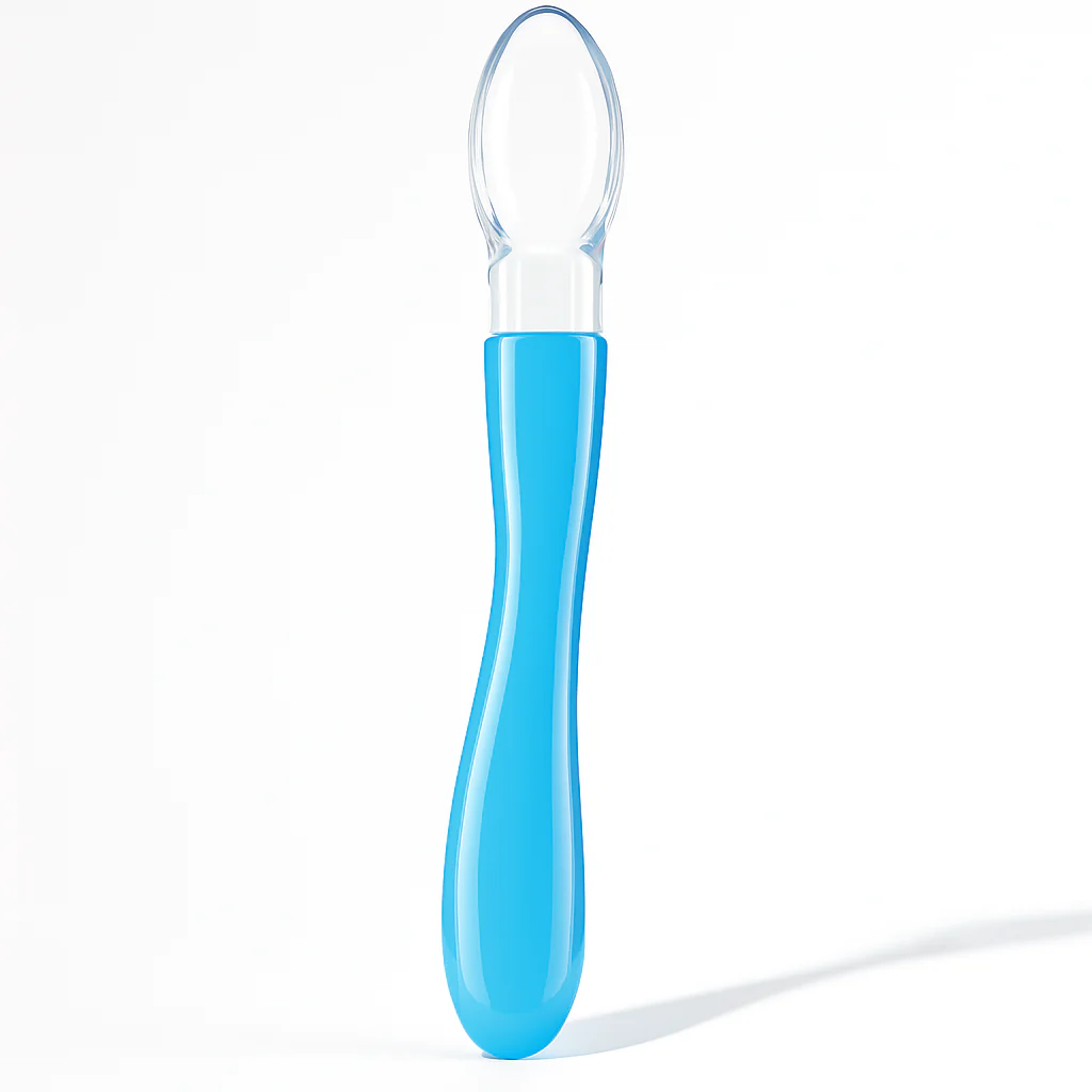 Baby Silicon Feeding Spoon Green - Sunshine