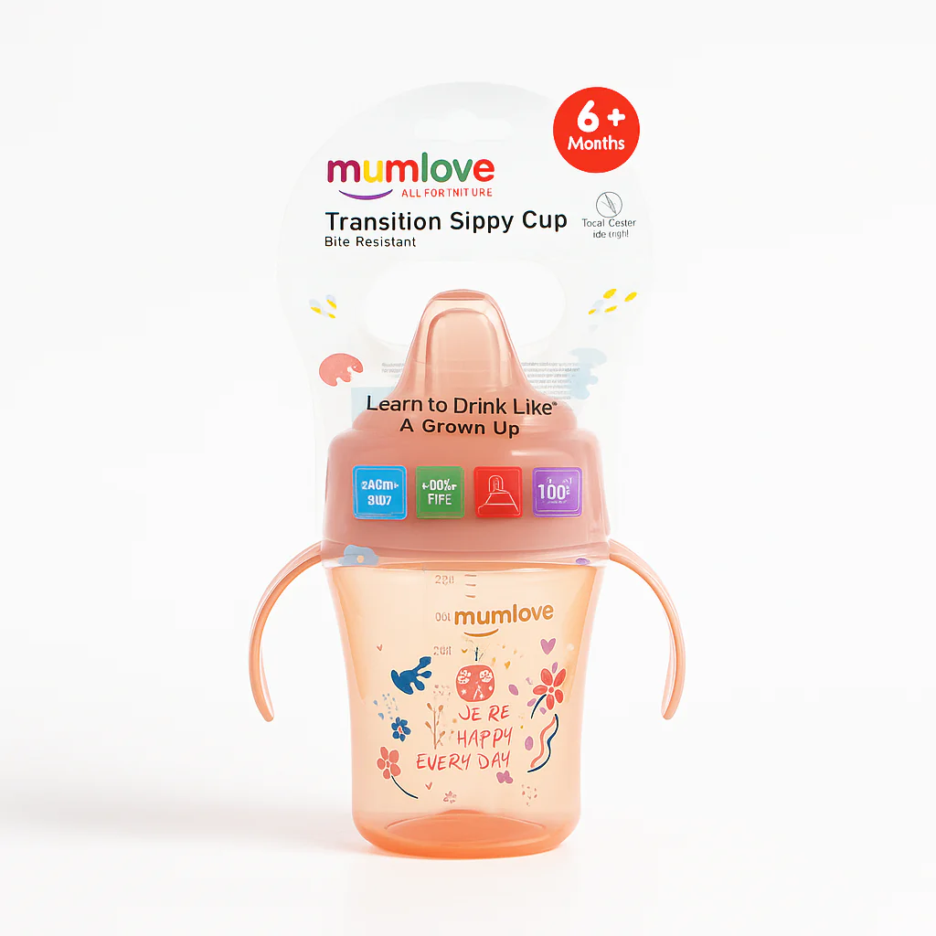 Baby Sipper Cup Peach - Sunshine