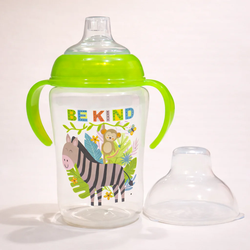 Baby Sippy Cup Zebra Green - Sunshine