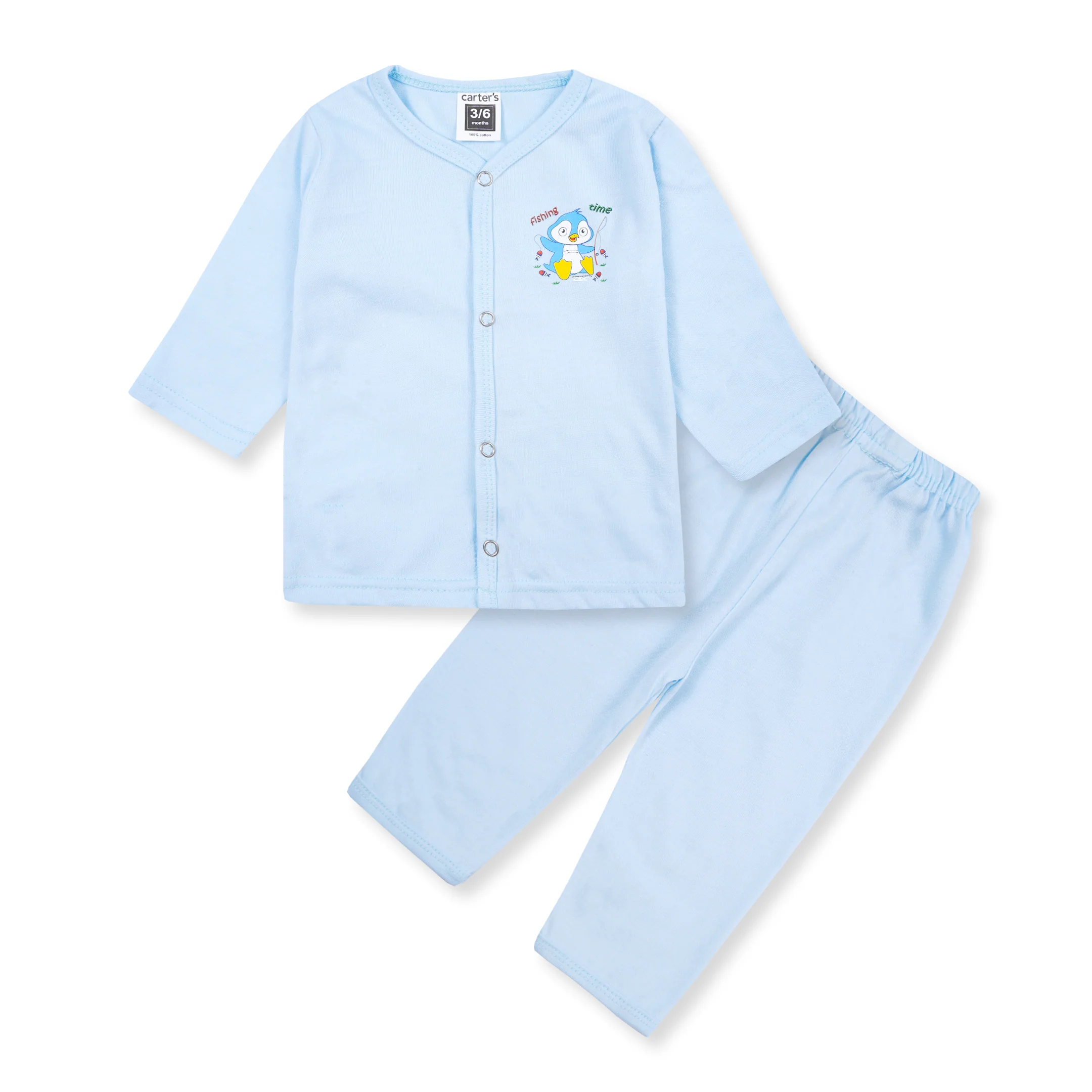 Baby Sleepsuit Dark Sky Blue - Sunshine - Image 5