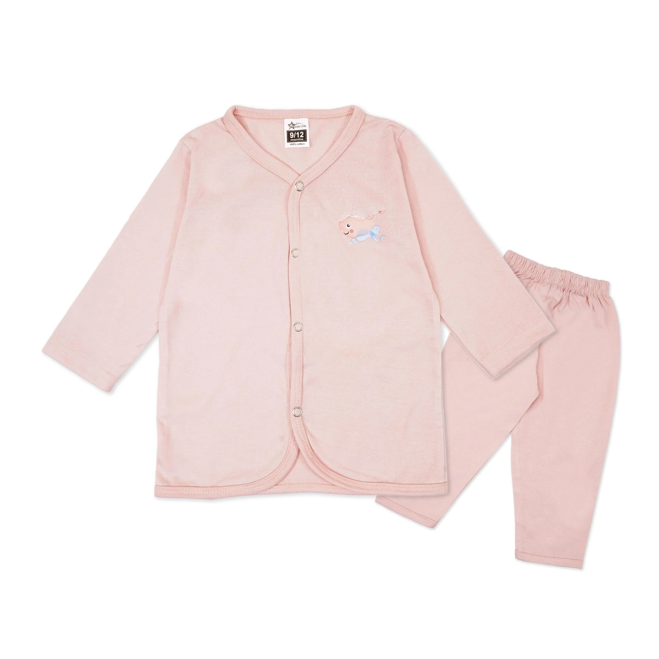 Baby Sleepsuit Light Peach - Sunshine - Image 5