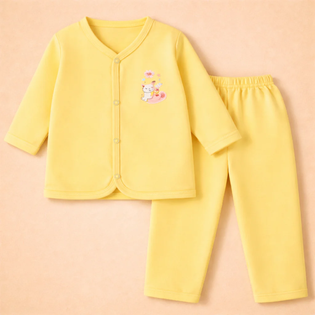 Baby Sleepsuit Yellow - Sunshine