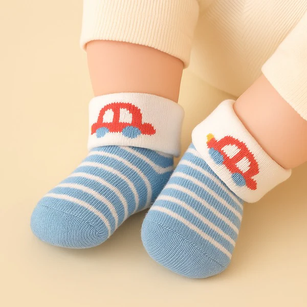 Baby Socks Car Blue - Sunshine
