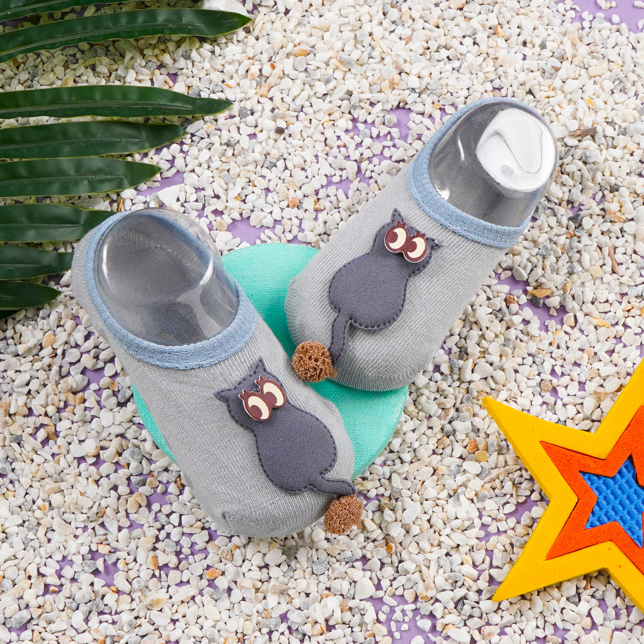 Baby Socks Cat Blue - Sunshine