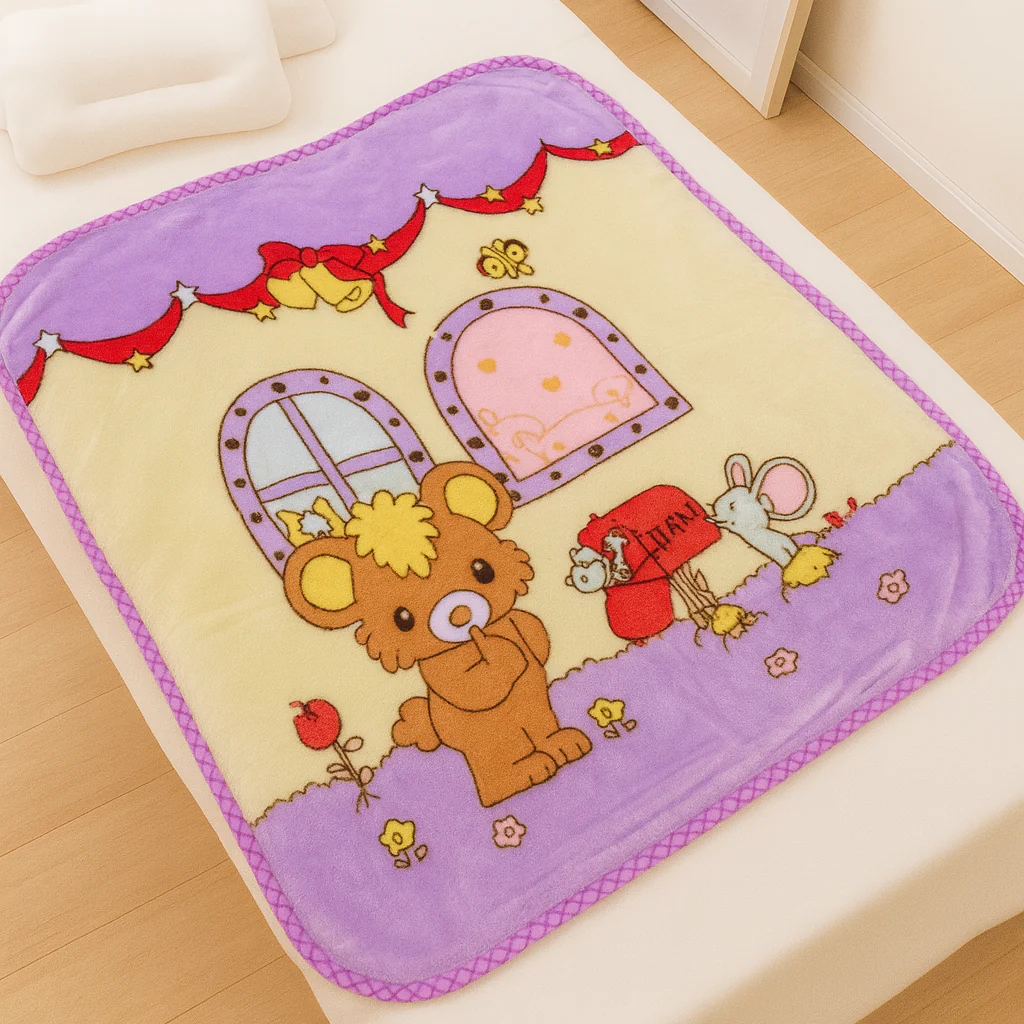 Baby Soft Double-Ply Blanket Purple (100 X 100Cm) - Sunshine