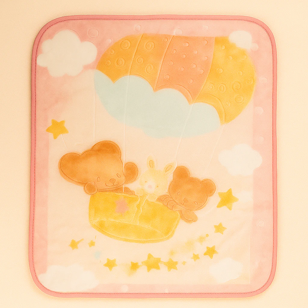 Baby Soft Zipper Blanket Pink (80Cm X 110Cm) - Sunshine - Image 2