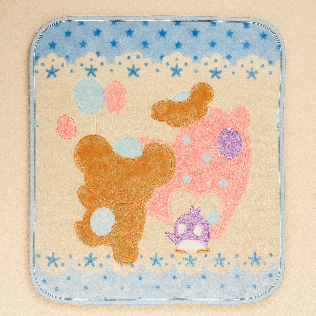 Baby Soft Zipper Blanket Sky Blue (80Cm X 110Cm) - Sunshine - Image 2