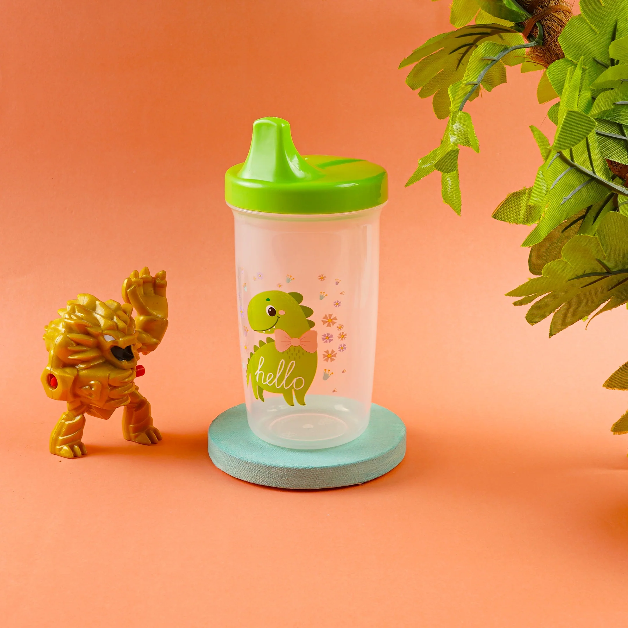 Baby Spout Cup Dino Green Ml - Sunshine