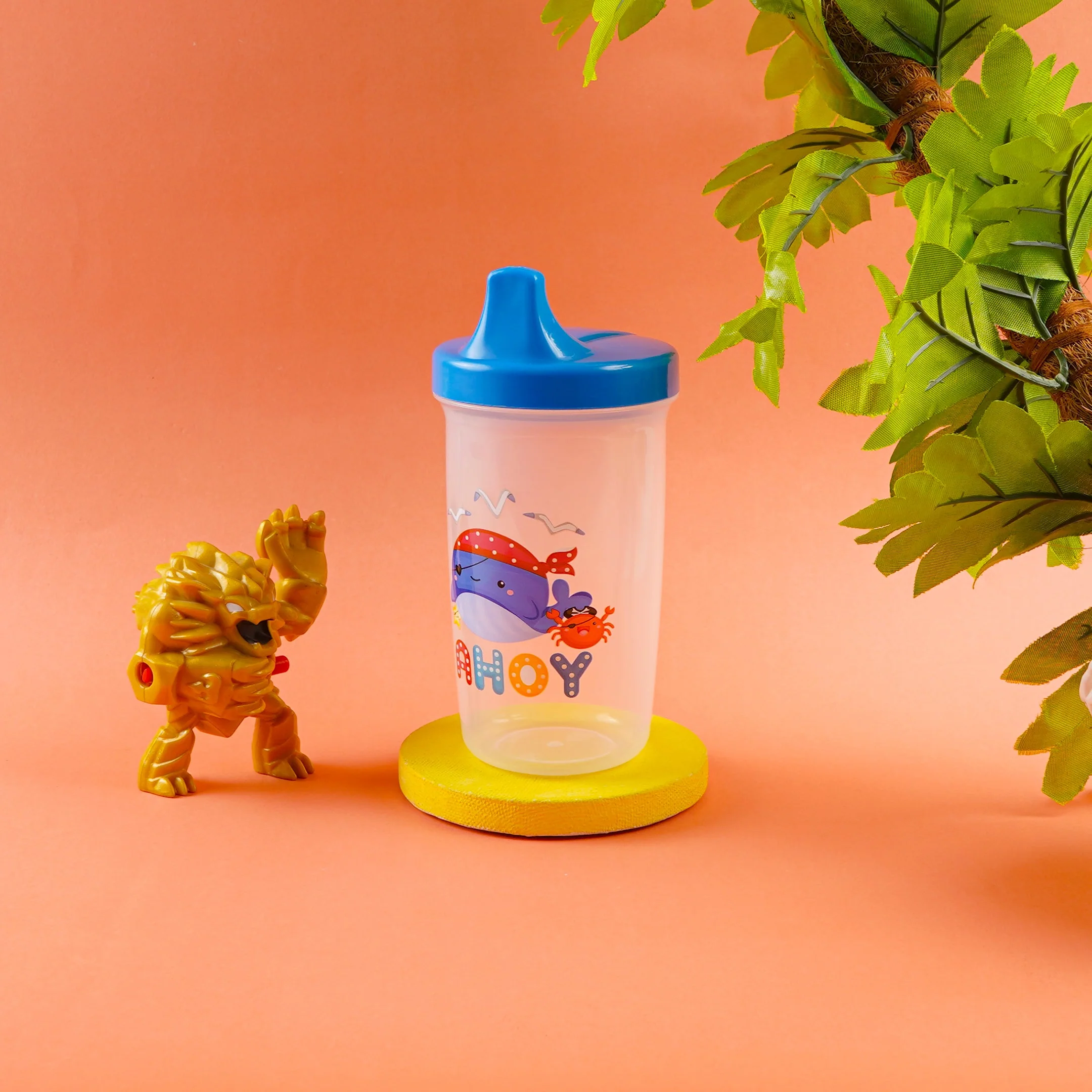 Baby Spout Cup Whale Blue Ml - Sunshine