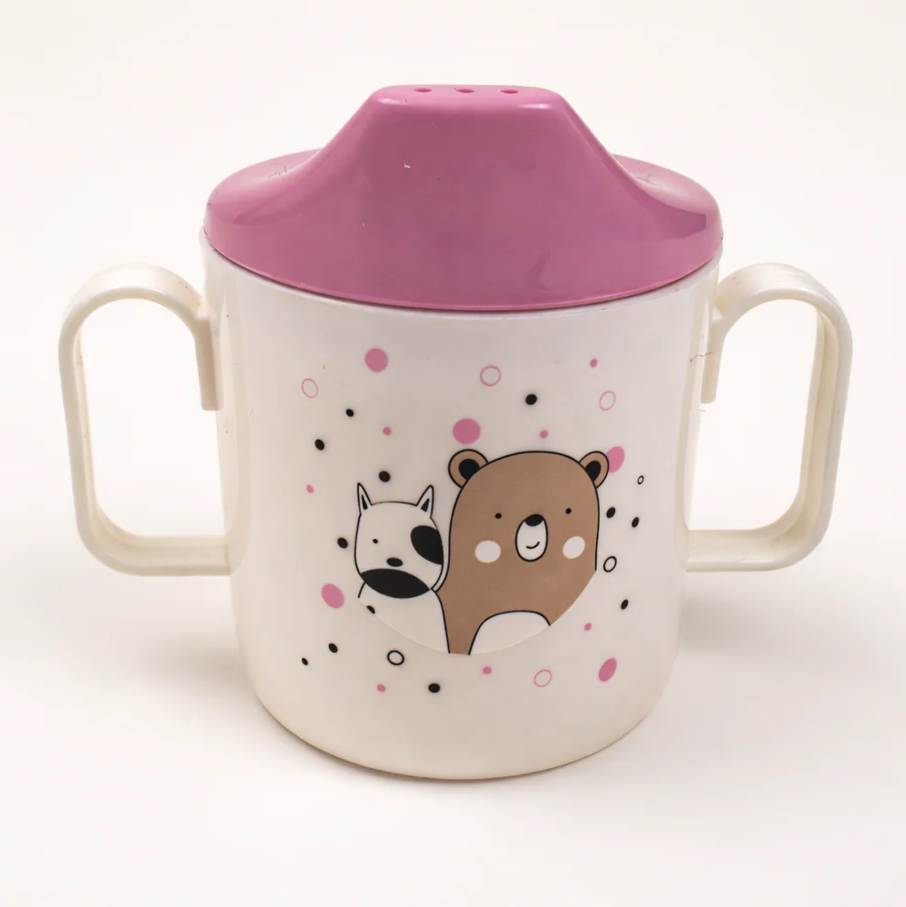 Baby Spout Sipper Cup Puppy Pink 180Ml - Sunshine