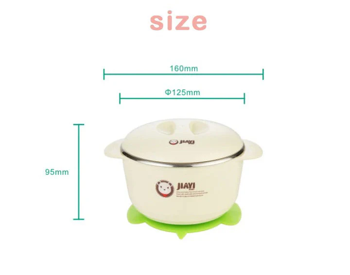 Baby Stainless Steel Feeding Bowl Pink - Sunshine - Image 3
