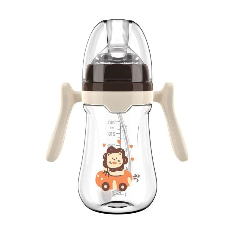 Baby Straw Cup White & Black 280Ml - Sunshine