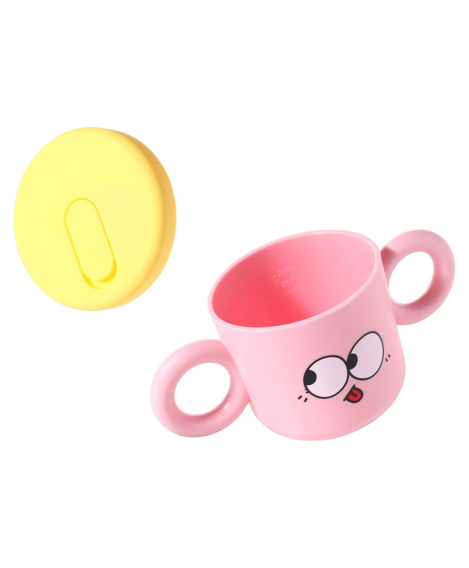 Baby Straw Sipping Cup Smiley Face Pink - Sunshine - Image 9