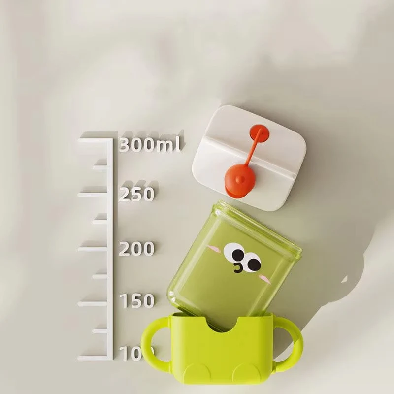 Baby Straw Sippy Cup Face Green - Sunshine - Image 3