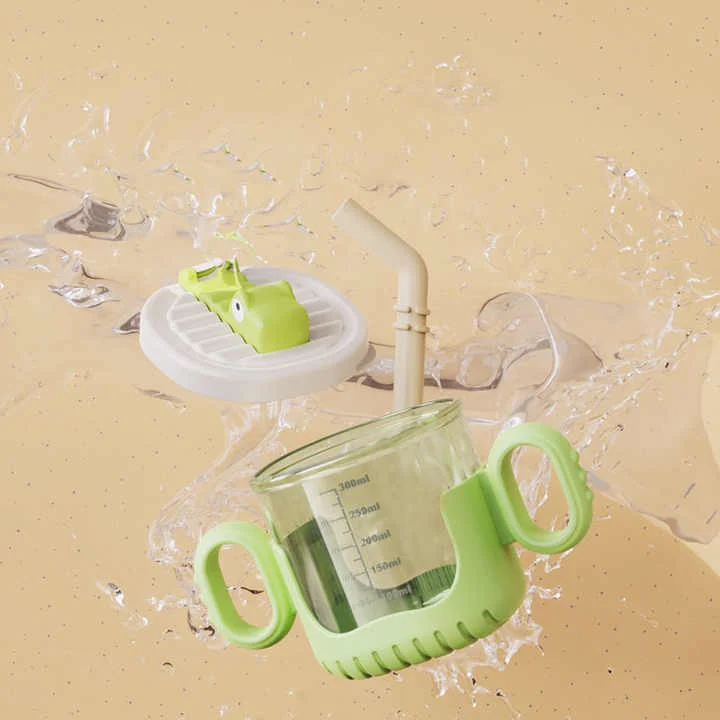 Baby Straw Training Cup Purple 300Ml - Sunshine - Image 4