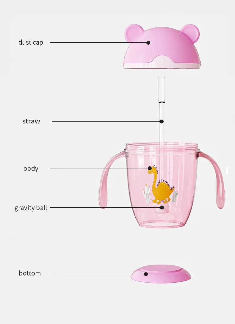 Baby Straw Training Sipper Cup Blue 300Ml - Sunshine - Image 6