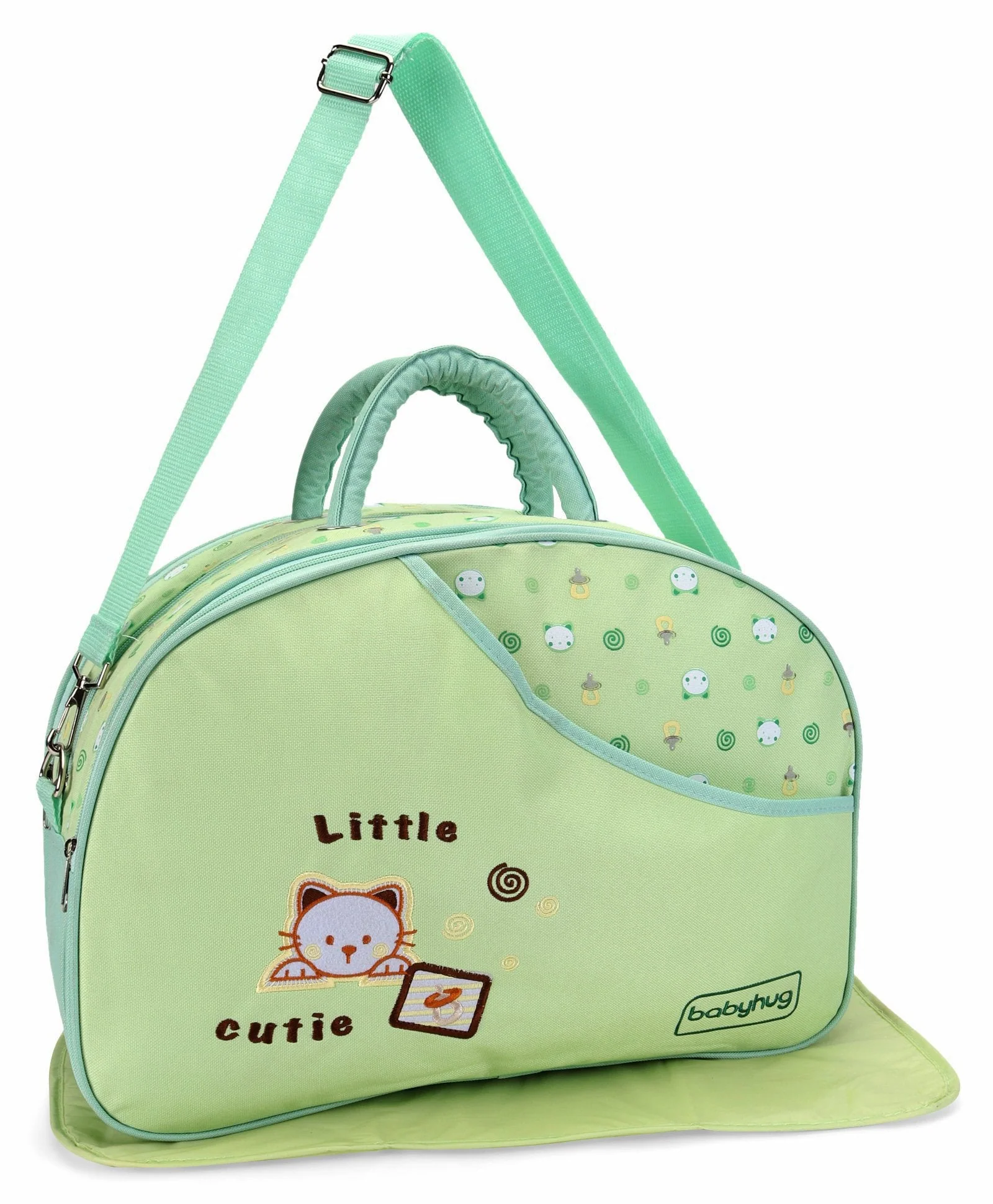 Baby Sunny Day Diaper Bag Bear Green - Sunshine - Image 3