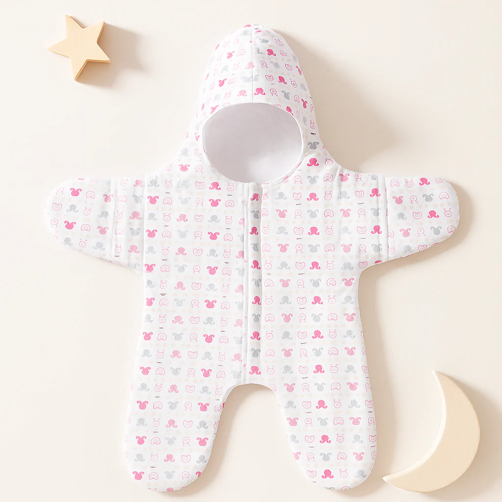 Baby Swaddle Blanket Pink (0-6 Months) - Sunshine - Image 2